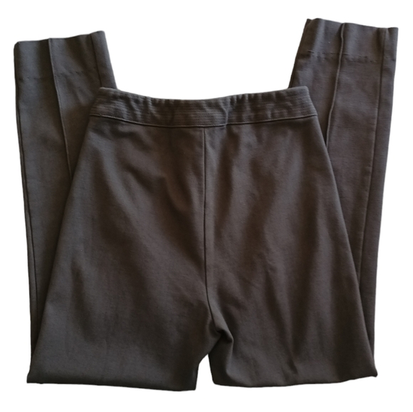 Soft Surroundings Brown Stretch Ponte Knit Pants PXS - Picture 3 of 9